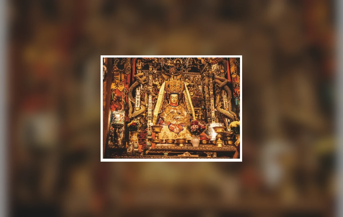 拉萨大昭寺释迦牟尼佛像